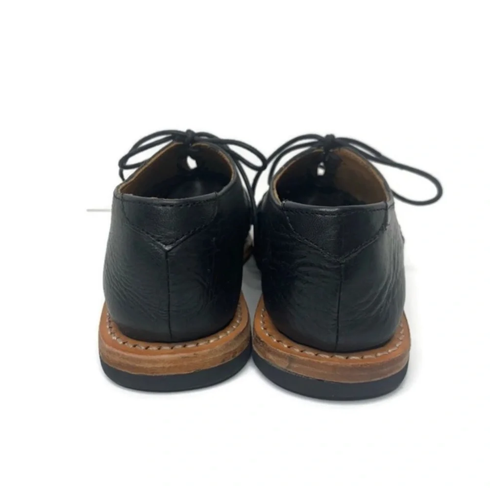 Will Leather Goods Black Woven Oxfords ANTHROPOLOGIE Shoes Sz 6.5